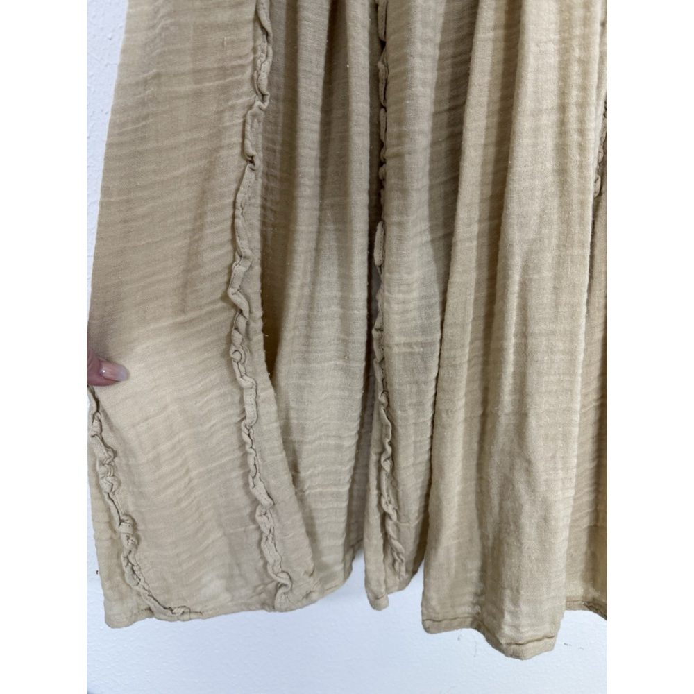 NEW Free People Mckinley Maxi Dress Small Boho Festival Beach Ruffled Gauze $108 - Picture 7 of 12